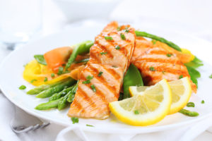 grilled salmon